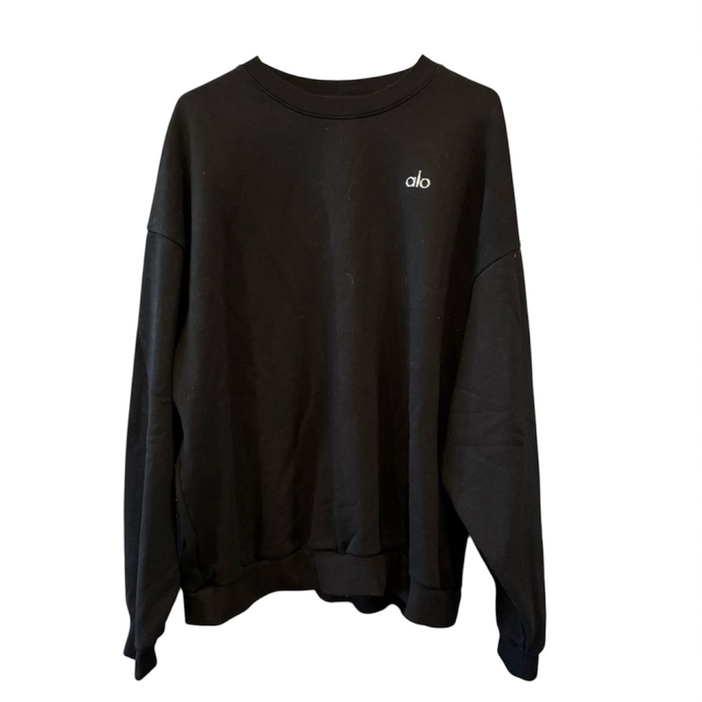 Trendy ALO Men & Women Black crewneck